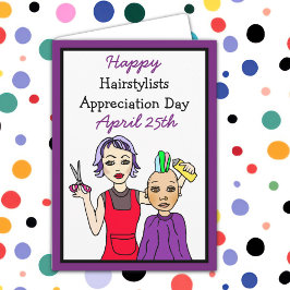 ハッピー美容師賞味日4月25日 カード