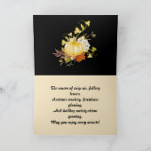 ハッピー考え秋のカード カード (内部)