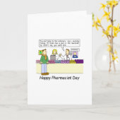 ハッピー薬剤師デー – 9月 カード (黄色い花)