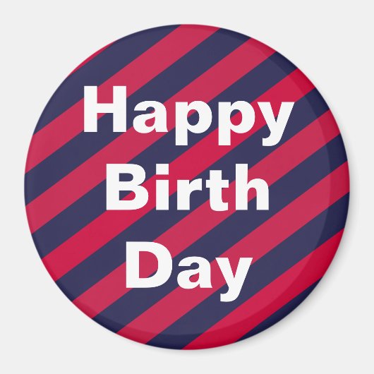 ハッピー誕生デイスペシャルサークル マグネット (正面)