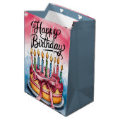 ハッピー誕生デイ抱き枕 ミディアムペーパーバッグ (裏面アングル)