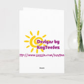 ハッピー誕生マザーズデイカードなし カード (裏面)