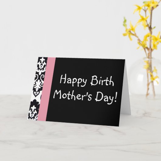 ハッピー誕生ママのデイカード カード (黄色い花)