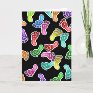 ハッピー足壁紙 カード