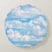 ハッピー踊りサニークラウドデコール ラウンドクッション (裏面)