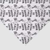 ハッピー踊りヒッピー(黒文字) 薄葉紙 (詳細)