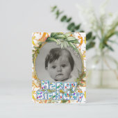 ハッピー踊りヨガガガールズアナウンスメントハガキ 案内ポストカード (スタンド正面)