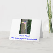 ハッピー退役軍人の日挨拶状 カード (裏面)