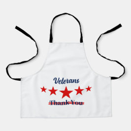 ハッピー退役軍人デー エプロン
