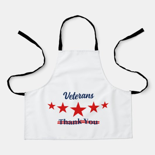 ハッピー退役軍人デー エプロン (正面)