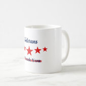 ハッピー退役軍人デー コーヒーマグカップ (正面右)