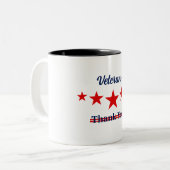 ハッピー退役軍人デー ツートーンマグカップ (正面左)