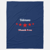 ハッピー退役軍人デー フリースブランケット (正面)