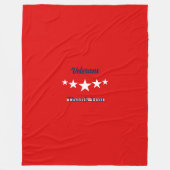 ハッピー退役軍人デー フリースブランケット (正面)