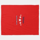 ハッピー退役軍人デー フリースブランケット (正面(横))