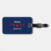 ハッピー退役軍人デー ラゲッジタグ (裏面横)