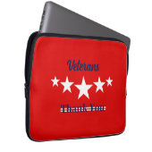 ハッピー退役軍人デー ラップトップスリーブ (正面右)
