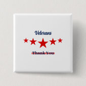 ハッピー退役軍人デー 缶バッジ (正面)