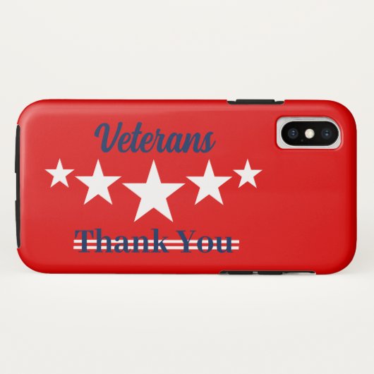 ハッピー退役軍人デー Case-Mate iPhoneケース (裏面(横))