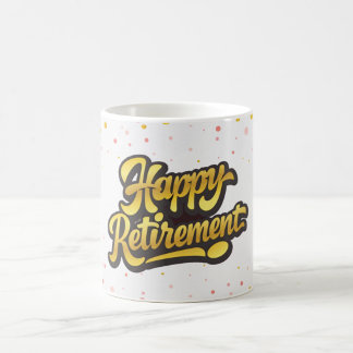 ハッピー退職お祝いマグカップ コーヒーマグカップ