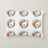 ハッピー遊フラームデザイン アクセントクッション (裏面)