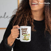 ハッピー閏年2月29日ヴィンテージ白番 コーヒーマグカップ