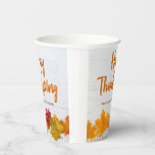 ハッピー離れ感謝祭カスタム会社パーティー 紙コップ (右)