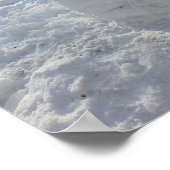 ハッピー雪だるまオリジナル冬季撮影 ポスター (角)