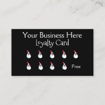 ハッピー雪だるまクリスマスロイヤリティ