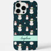 ハッピー雪だるまホリデイiPhone / iPadケース Case-Mate iPhoneケース (裏面)