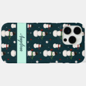 ハッピー雪だるまホリデイiPhone / iPadケース Case-Mate iPhoneケース (裏面 (横))