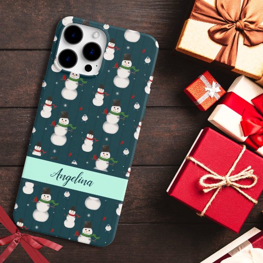 ハッピー雪だるまホリデイiPhone / iPadケース Case-Mate iPhoneケース