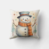 ハッピー雪だるま枕 クッション (裏面)