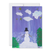 ハッピー雪だるま