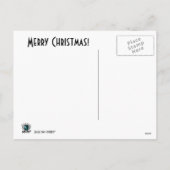 ハッピー雪だるま シーズンポストカード (裏面)