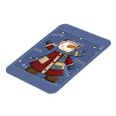 ハッピー雪だるま マグネット (左側)
