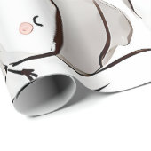 ハッピー雪だるま ラッピングペーパー (ロールコーナー)