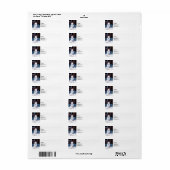 ハッピー雪だるま ラベル (フルシート)