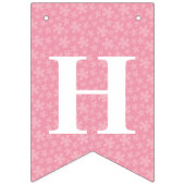 ハッピー顔おもしろい誕生日のバンティングバナー バンティングフラッグ (第2の旗)