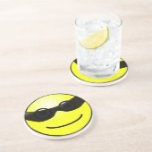 ハッピー顔とサングラスコースター コースター (側面)