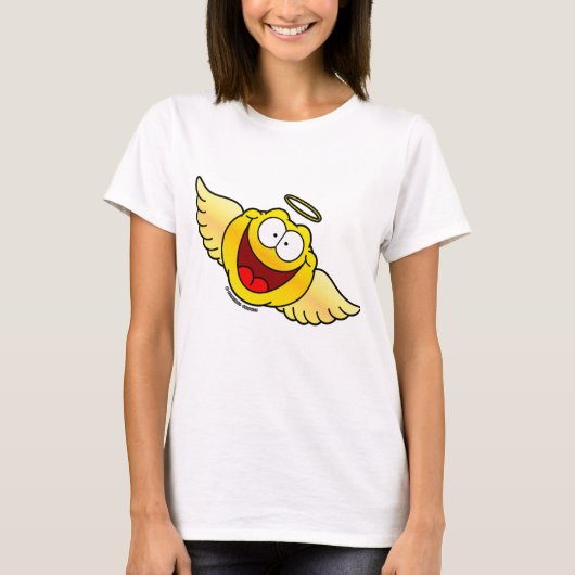 ハッピー顔エンジェル Tシャツ (正面)