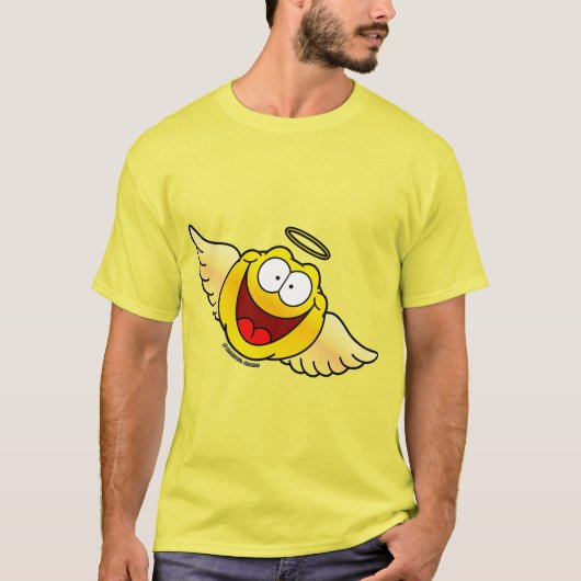 ハッピー顔エンジェル Tシャツ (正面)