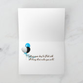 ハッピー顔チョコレートチップクッキー カード (内部)