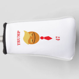 ハッピー顔トランプwithタイ， 47 ゴルフヘッドカバー