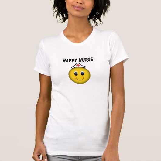 ハッピー顔ナース Tシャツ (正面)