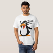 「ハッピー顔ペンギン」Tシャツ Tシャツ (正面フル)