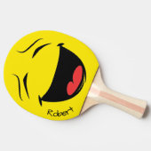 ハッピー顔卓球ラケット（オス） 卓球ラケット (横)
