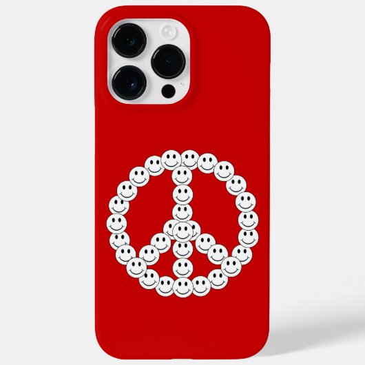 ハッピー顔平和 Case-Mate iPhoneケース (裏面)