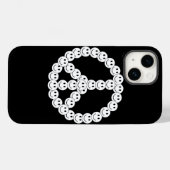 ハッピー顔平和 Case-Mate iPhoneケース (裏面 (横))