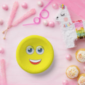 ハッピー顔絵文字 ペーパーボウル (パーティー)